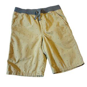 Boys' Khaki Shorts Size 10-12 Cotton Elastic Waistband Carter